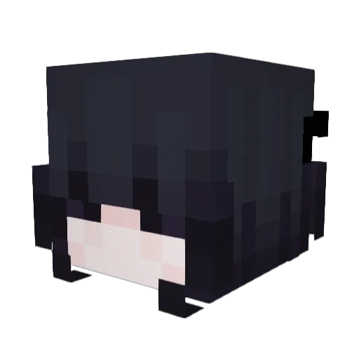 GoddessKitsune Minecraft avatar head, 3D render