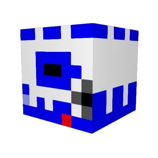 GoddessOfTheDark Minecraft avatar head, 3D render