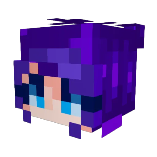 Goddess_Of_Tea Minecraft avatar head, 3D render