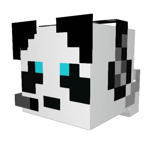 GoddoSlayer Minecraft avatar head, 3D render