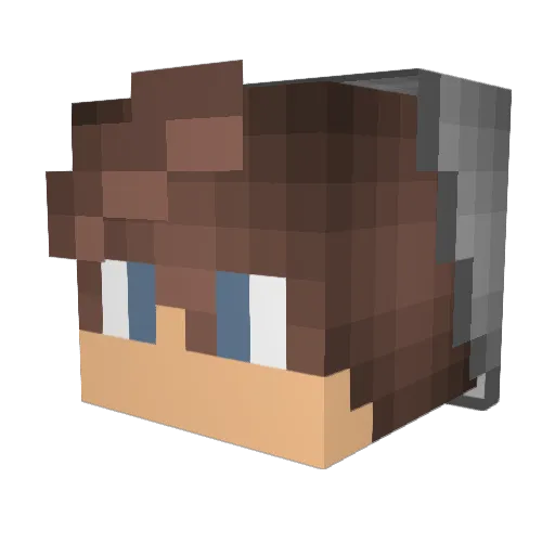 Godkiller78 Minecraft avatar head, 3D render
