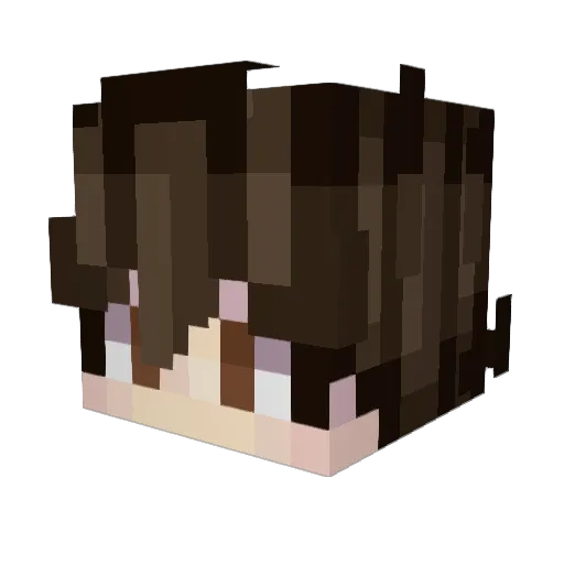 Godless_Fra Minecraft avatar head, 3D render