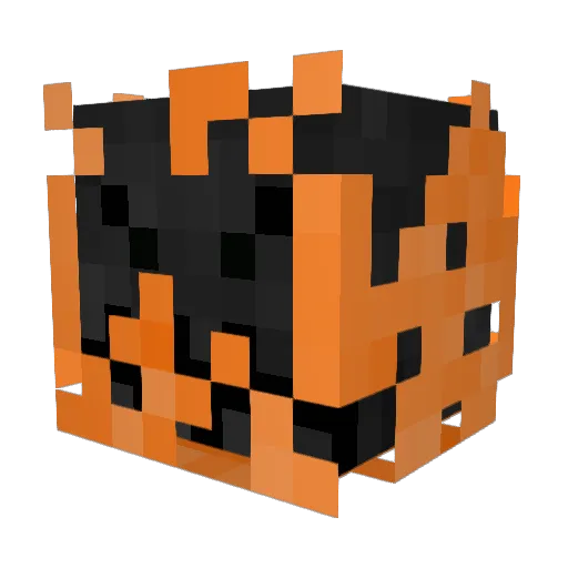 Godli Minecraft avatar head, 3D render