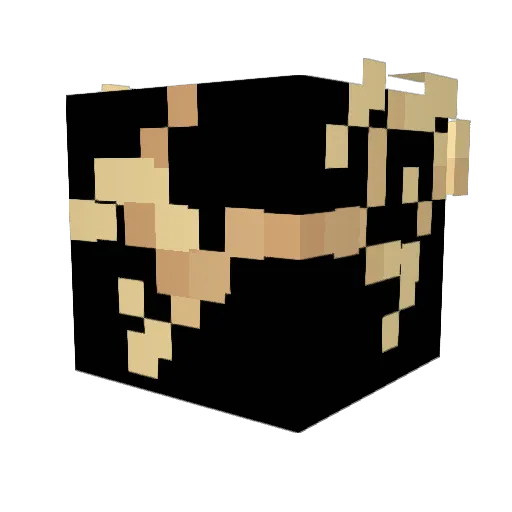 GodlikePapafrita Minecraft avatar head, 3D render