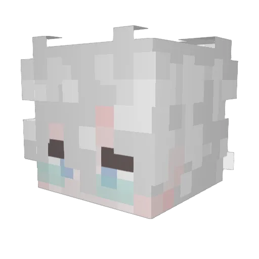 Godlikeanimal83 Minecraft avatar head, 3D render