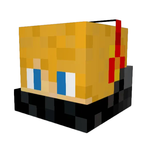 GodlyEssence12 Minecraft avatar head, 3D render
