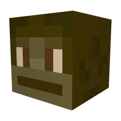 GodlyMonkey69 Minecraft avatar head, 3D render