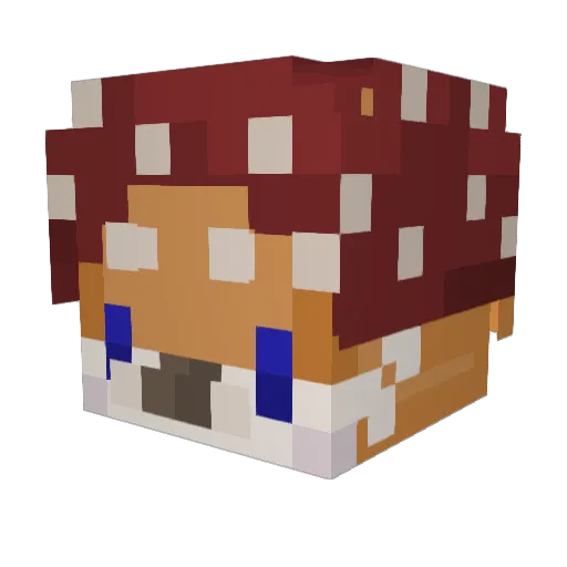 Godly_Wolf Minecraft avatar head, 3D render