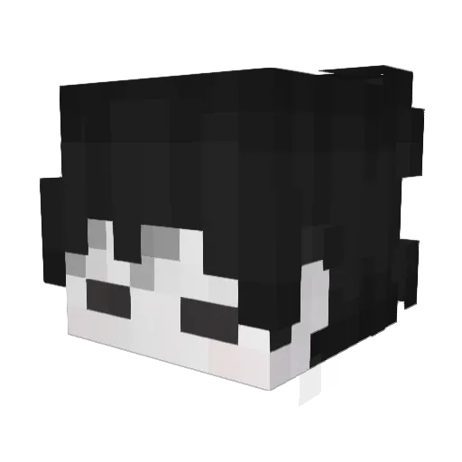 Godmagi Minecraft avatar head, 3D render