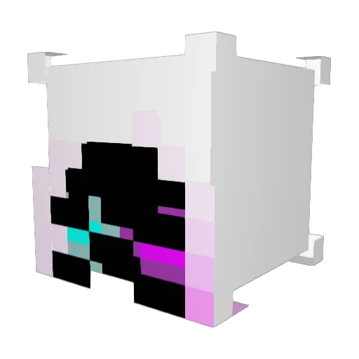 Godmode99977 Minecraft avatar head, 3D render