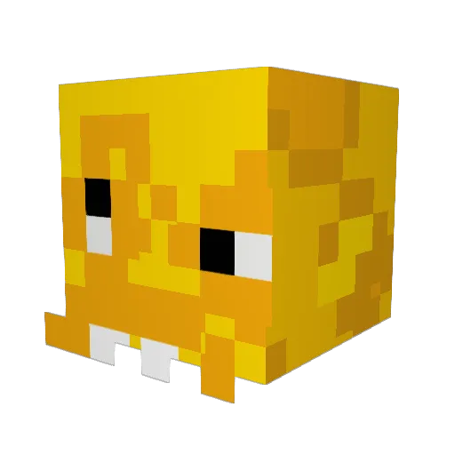 GodofCheeze Minecraft avatar head, 3D render