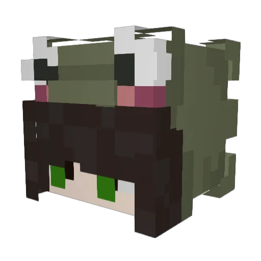 GodofProdigy Minecraft avatar head, 3D render