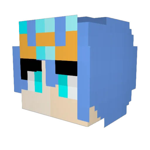 Godpa31 Minecraft avatar head, 3D render