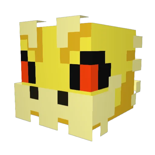GodsPlanNoCap Minecraft avatar head, 3D render