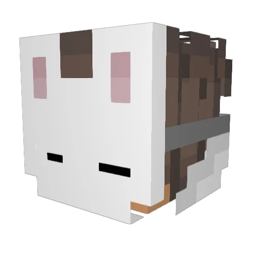 GodsSonVEVO Minecraft avatar head, 3D render