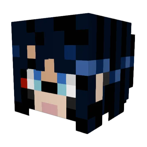 Godsdrunkdriver Minecraft avatar head, 3D render