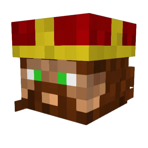 Godslayer633 Minecraft avatar head, 3D render