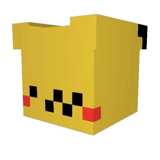 Godusz Minecraft avatar head, 3D render