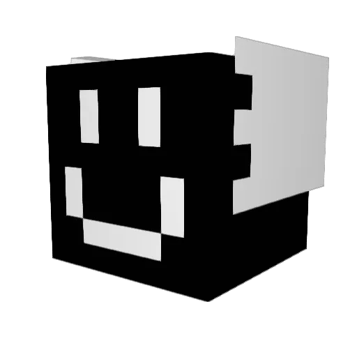 Gody14 Minecraft avatar head, 3D render