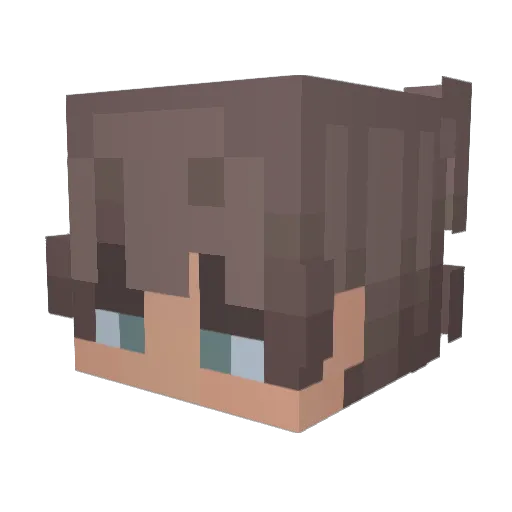 GodzIsHim Minecraft avatar head, 3D render