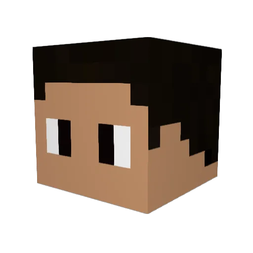 Godzilla5717 Minecraft avatar head, 3D render
