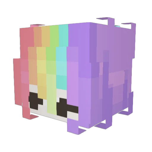 GodzillaAsh Minecraft avatar head, 3D render