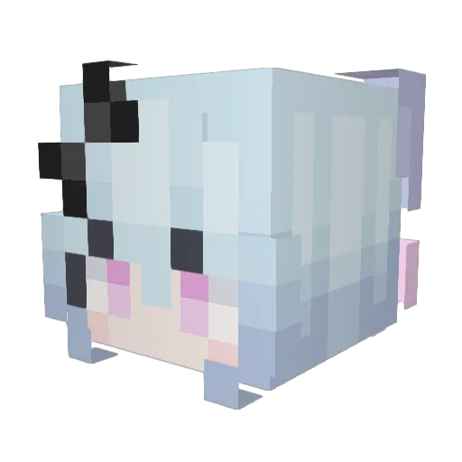 GodzillaDestroyZ Minecraft avatar head, 3D render