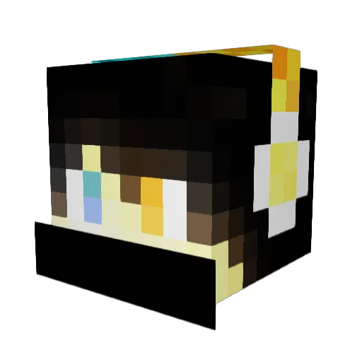 Godzillaking1 Minecraft avatar head, 3D render
