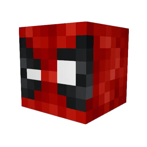 GoeDirt Minecraft avatar head, 3D render