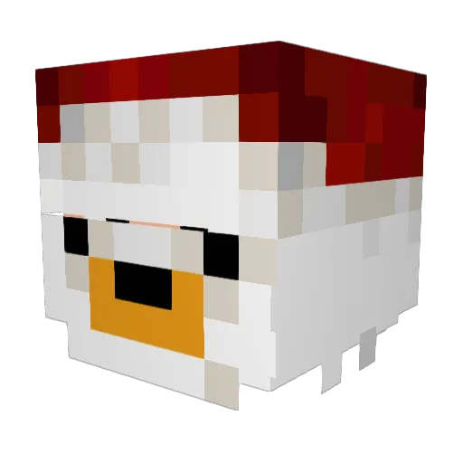 Goeden2005 Minecraft avatar head, 3D render