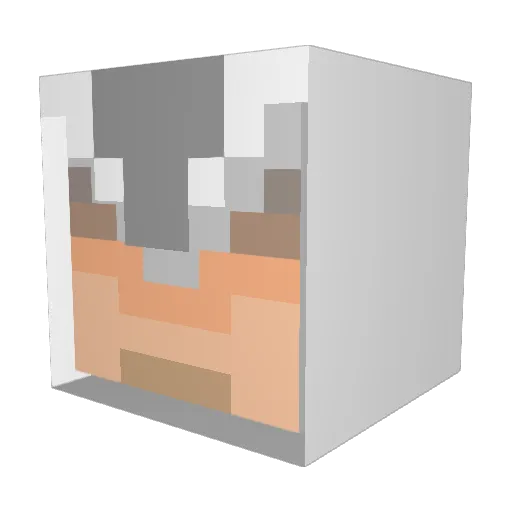 Goekhanx53 Minecraft avatar head, 3D render