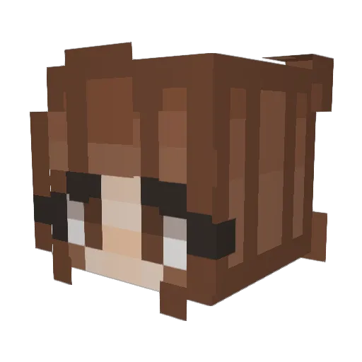Goes2UrHead Minecraft avatar head, 3D render