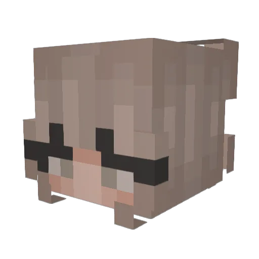 Goessie227 Minecraft avatar head, 3D render