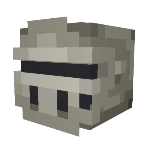 Goffers1 Minecraft avatar head, 3D render