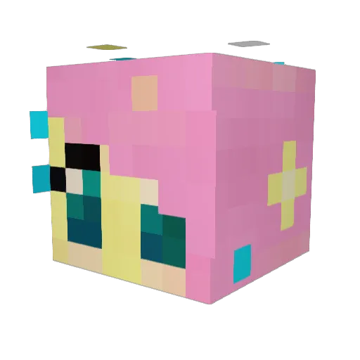 GoffikCoffin Minecraft avatar head, 3D render
