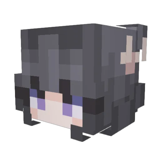 Gofoy Minecraft avatar head, 3D render