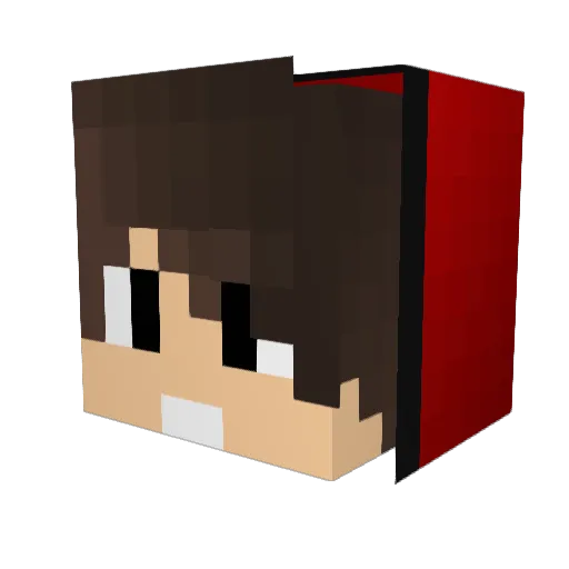 GogaYT Minecraft avatar head, 3D render