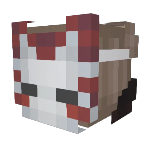 Goggy9 Minecraft avatar head, 3D render