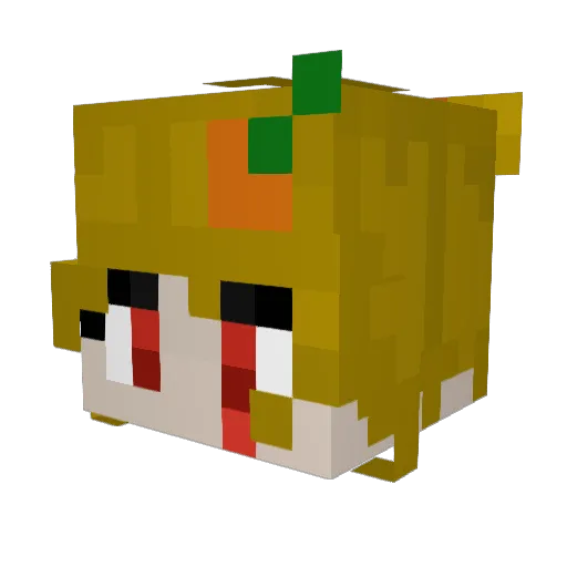 Gogi_l0l Minecraft avatar head, 3D render