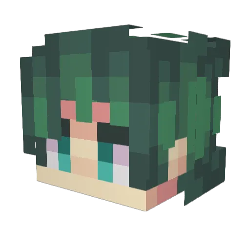 Gogitto123 Minecraft avatar head, 3D render