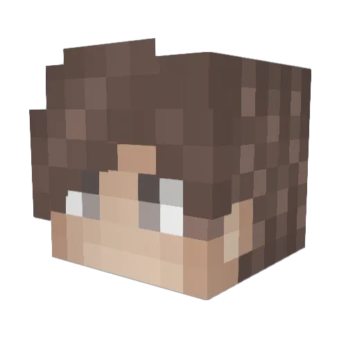 GogoL_J Minecraft avatar head, 3D render