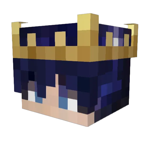 GogoSpaceLord Minecraft avatar head, 3D render