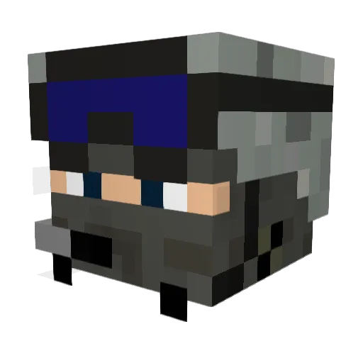 Gogo_Migam Minecraft avatar head, 3D render