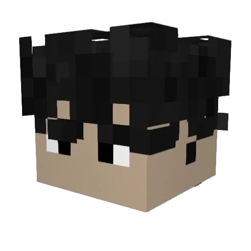 Gogochew09 Minecraft avatar head, 3D render
