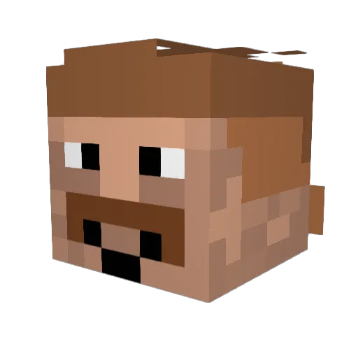 Gogok_187 Minecraft avatar head, 3D render