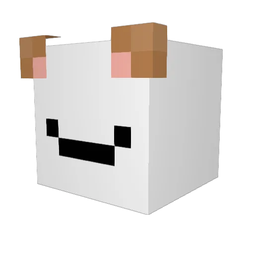 GogolePvP Minecraft avatar head, 3D render