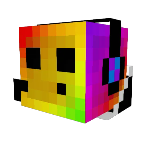 Gogolev Minecraft avatar head, 3D render