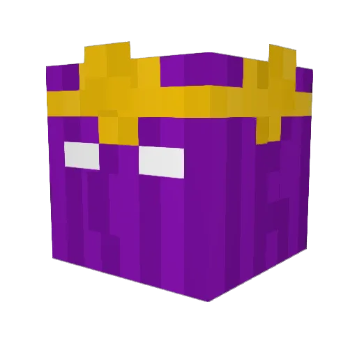 Gogsa_ Minecraft avatar head, 3D render