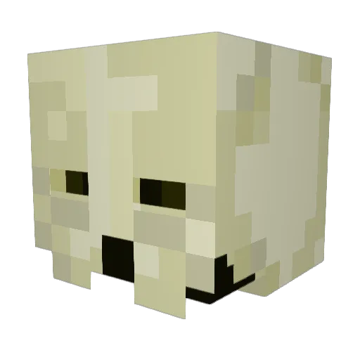 Goharius Minecraft avatar head, 3D render