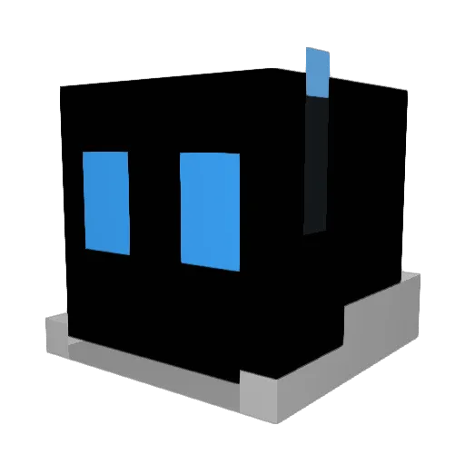 GoiabaBuGaDa Minecraft avatar head, 3D render